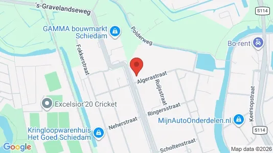 Bedrijfsruimtes for rent i Schiedam - kort over placeringen