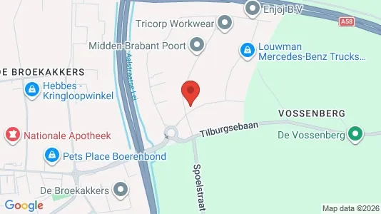 Bedrijfsruimtes for rent i Gilze en Rijen - Foto uit Google Street View