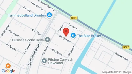Bedrijfsruimtes for rent i Dronten - kort over placeringen