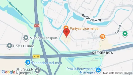 Kantorruimte for rent i Nijmegen - kort over placeringen