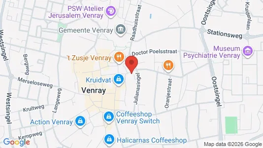 Kantorruimte for rent i Venray - kort over placeringen