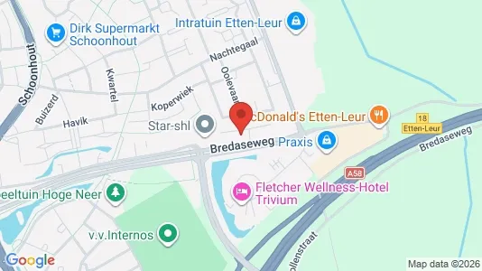 Kantorruimte for rent i Etten-Leur - kort over placeringen