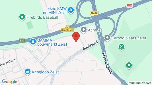 Bedrijfsruimtes for rent i Zeist - Foto uit Google Street View