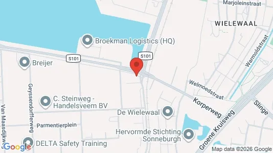 Bedrijfsruimtes for rent i Rotterdam Charlois - kort over placeringen