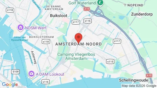Bedrijfsruimtes for rent i Amsterdam Noord - kort over placeringen