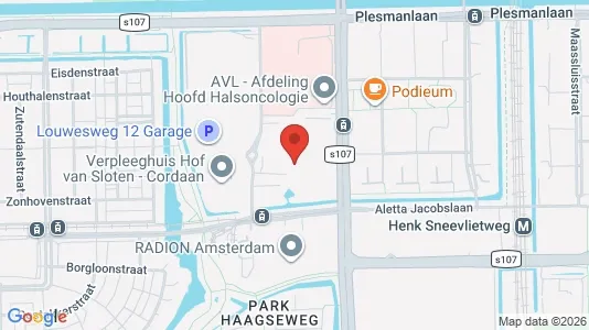 Kantorruimte for rent i Amsterdam Slotervaart - kort over placeringen