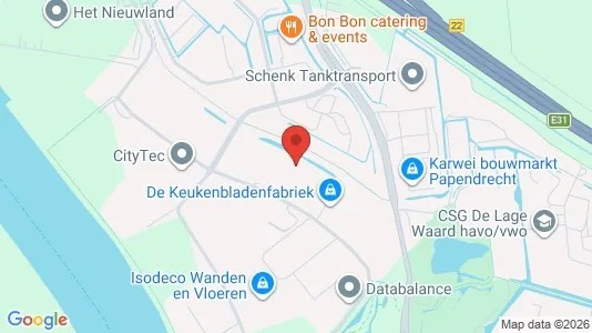 Bedrijfsruimtes for rent i Alblasserdam - kort over placeringen