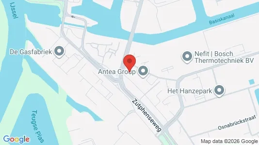 Bedrijfsruimtes for rent i Deventer - kort over placeringen