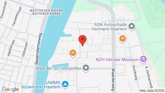 Kantorruimte for rent i Haarlem - kort over placeringen