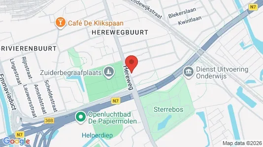 Kantorruimte for rent i Groningen - kort over placeringen