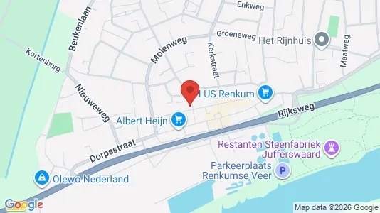 Bedrijfsruimtes for rent i Renkum - kort over placeringen