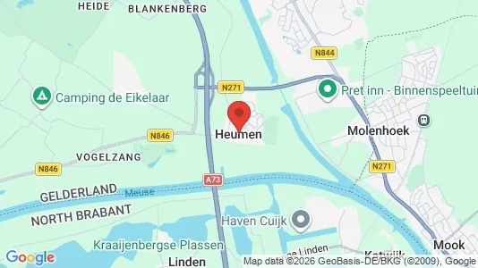 Bedrijfsruimtes for sale i Heumen - kort over placeringen