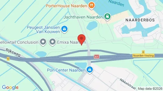 Kantorruimte for rent i Gooise Meren - kort over placeringen