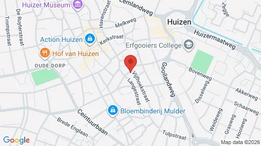 Bedrijfsruimtes for sale i Huizen - kort over placeringen