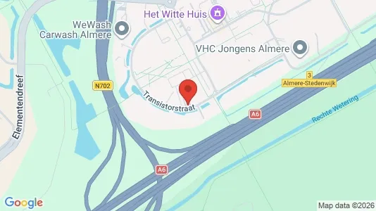Bedrijfsruimtes for sale i Almere - kort over placeringen