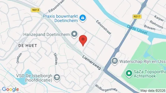 Kantorruimte for rent i Doetinchem - kort over placeringen