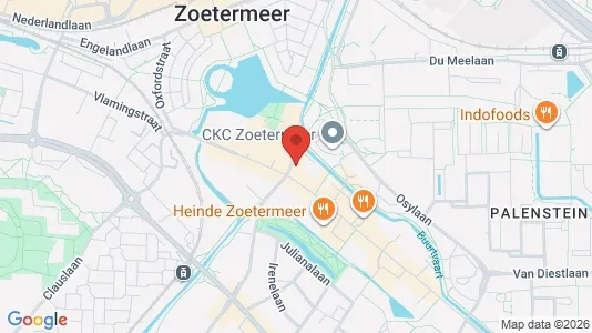Kantorruimte for rent i Zoetermeer - kort over placeringen