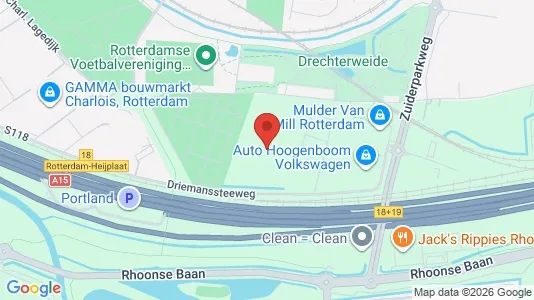 Bedrijfsruimtes for rent i Rotterdam Charlois - kort over placeringen