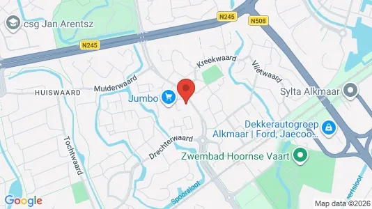 Kantorruimte for rent i Alkmaar - kort over placeringen
