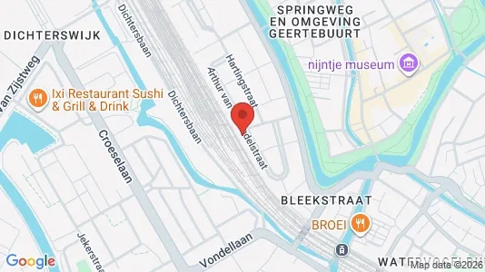 Kantorruimte for rent i Utrecht Binnenstad - kort over placeringen