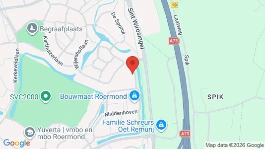 Kantorruimte for rent i Roermond - kort over placeringen