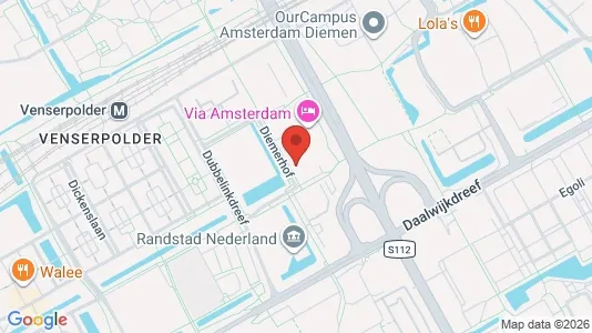 Kantorruimte for rent i Diemen - kort over placeringen