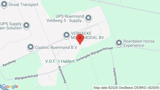 Bedrijfsruimtes for rent i Roerdalen - kort over placeringen