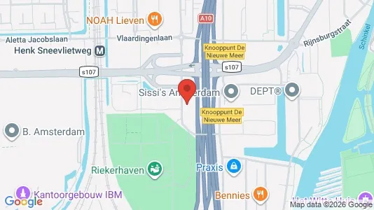 Kantorruimte for rent i Amsterdam Slotervaart - kort over placeringen