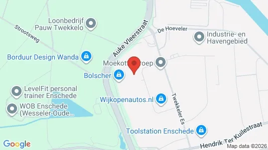 Kantorruimte for rent i Enschede - kort over placeringen