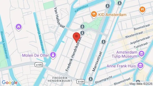 Kantorruimte for rent i Amsterdam Westerpark - kort over placeringen