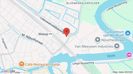 Kantorruimte for rent i Weesp - kort over placeringen