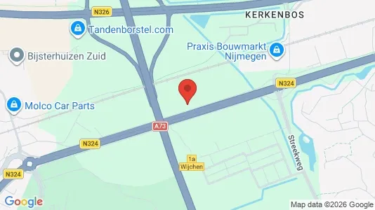 Kantorruimte for rent i Nijmegen - kort over placeringen