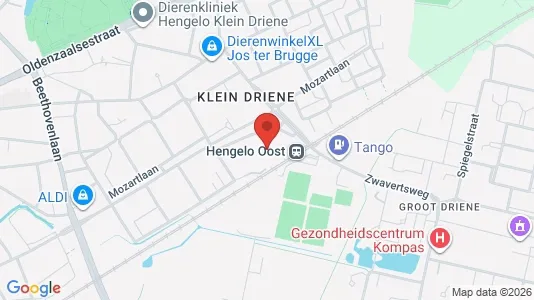 Bedrijfsruimtes for rent i Hengelo - kort over placeringen