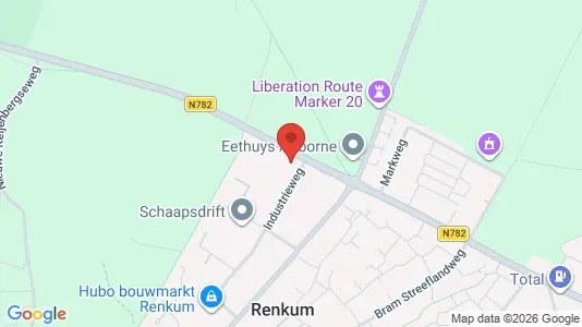 Kantorruimte for rent i Renkum - kort over placeringen