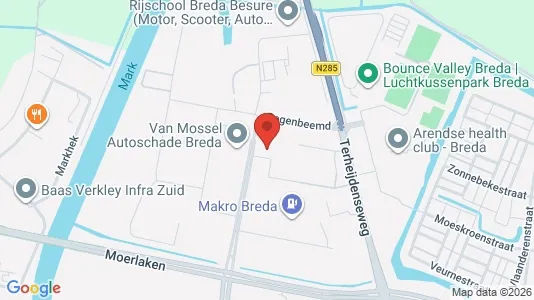Kantorruimte for rent i Breda - Foto uit Google Street View