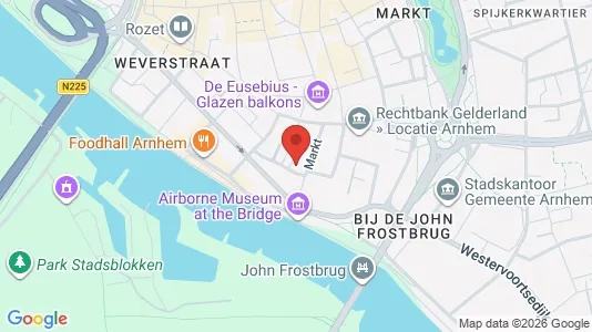 Bedrijfsruimtes for rent i Arnhem - kort over placeringen