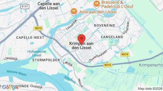 Horeca panden for rent i Krimpen aan den IJssel - kort over placeringen