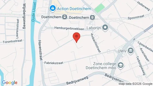 Bedrijfsruimtes for rent i Doetinchem - kort over placeringen