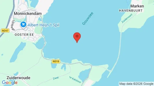 Bedrijfsruimtes for rent i Waterland - kort over placeringen