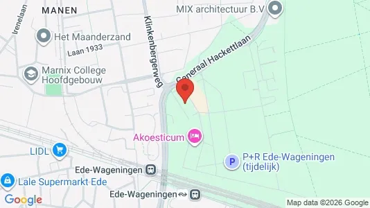 Kantorruimte for rent i Ede - kort over placeringen