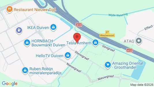 Kantorruimte for rent i Duiven - kort over placeringen