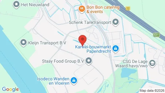 Bedrijfsruimtes for rent i Alblasserdam - kort over placeringen