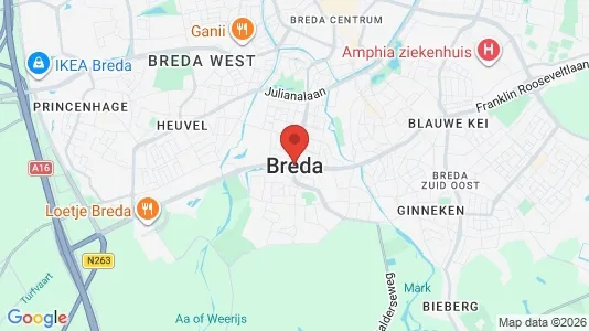 Kantorruimte for rent i Breda - Foto uit Google Street View