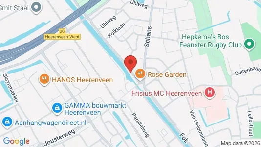 Kantorruimte for sale i Heerenveen - kort over placeringen
