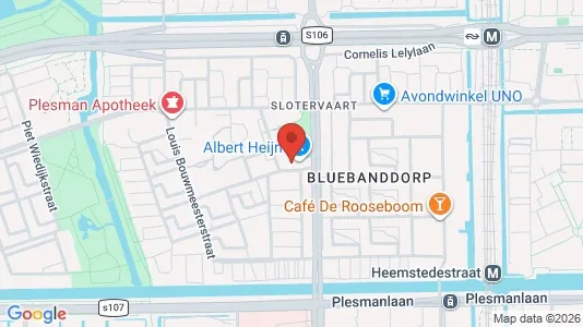 Kantorruimte for rent i Amsterdam Slotervaart - kort over placeringen