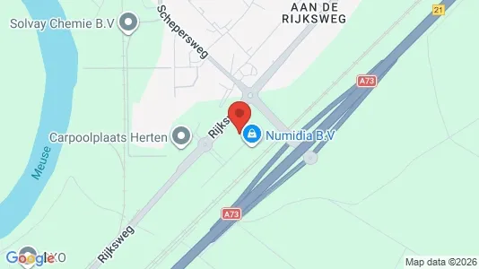 Kantorruimte for rent i Roermond - kort over placeringen