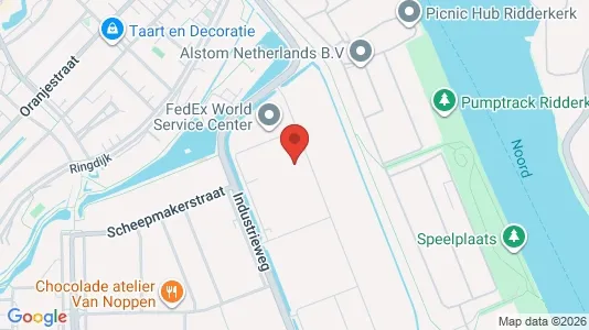 Bedrijfsruimtes for rent i Ridderkerk - kort over placeringen