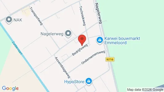 Producties for rent i Noordoostpolder - kort over placeringen