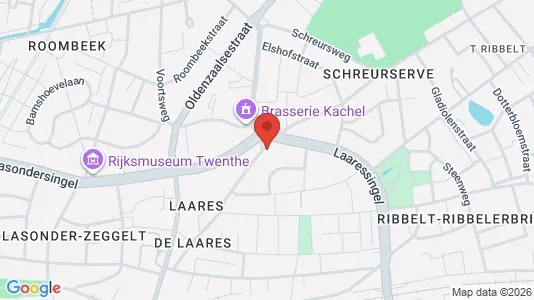 Kantorruimte for rent i Enschede - kort over placeringen