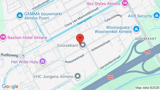 Bedrijfsruimtes for rent i Almere - kort over placeringen